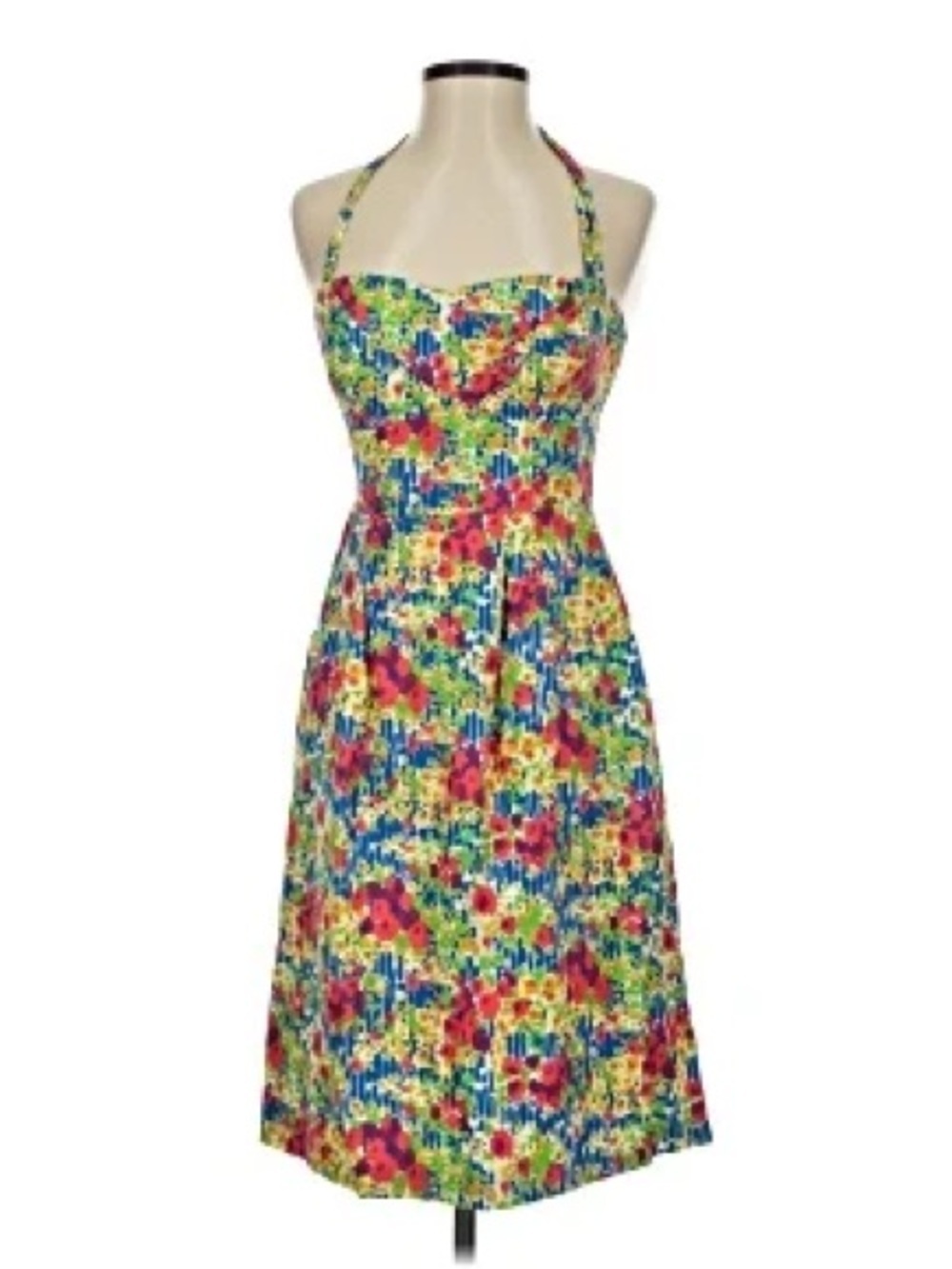 Girls From Savoy Floral Halter Dress